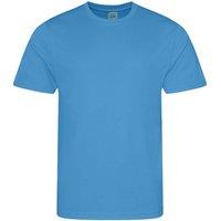 AWDis Men's Just Cool Performance Plain T-Shirt in Mid Blue | Size: 3XL