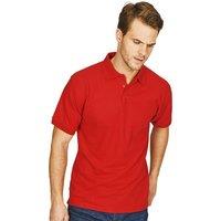 Absolute Apparel Men's Precision Polo Shirt in Red | Size: Medium