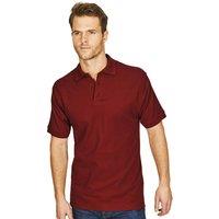 Absolute Apparel Men's Precision Polo Shirt in Burgundy | Size: 2XL