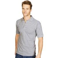 Absolute Apparel Men's Precision Polo Shirt in Mid Grey | Size: 4XL