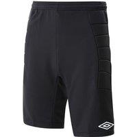 Umbro Men's Padded Goalkeeper Shorts in Black | Size: XL