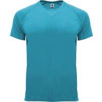 ROLY Men's Bahrain Short-Sleeved Sports T-Shirt in Turquoise | Size: 3XL
