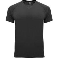 ROLY Men's Bahrain Short-Sleeved Sports T-Shirt in Black | Size: Small