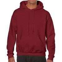 Gildan Men's Heavy Blend Hoodie in Crimson | Size: XL