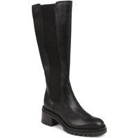 Jones Bootmaker Women's Domenica Leather Knee Length Boots in Black | Size: 5
