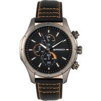 Breed Men's Lacroix Chronograph Leather-Band Watch in Orange