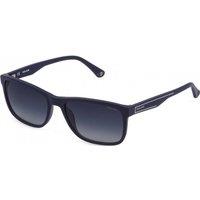 Police Men's SPLB40N560C03 Square/Rectangle Sunglasses in Navy