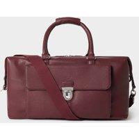 OSPREY LONDON Men's The Forest Leather Weekender in Wine