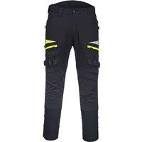 Portwest Men's DX4 Work Trousers in Black | Size: 28R