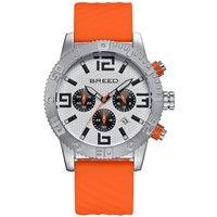 Breed Men's Double Agent Chronograph Watch with Date in Orange