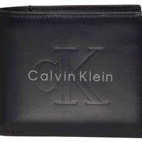 Calvin Klein Men's Bold Billfold W/ Coin Black