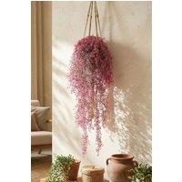 Living and Home Artificial Hanging Plants Decoration in Fuchsia