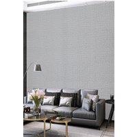 Living and Home 10M x 45Cm Grey Linen Textured PVC Self-adhesive Wallpaper Roll | Size: 10M x 45 cm
