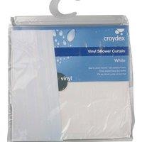 Universal Textiles Vinyl Shower Curtain White