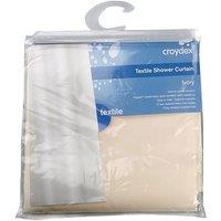 Universal Textiles Luxury Shower Curtain Ivory