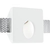Netlighting ARIEL Recessed Wall Light White 10x10x5cm | Size: 10 x 10 x 5 cm