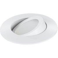 Netlighting ZENIT LED Recessed Adjustable Downlight White IP44 400lm 3000K 9x2.5cm | Size: 9x2.5 cm