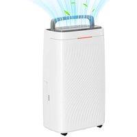 Rolipo 16L Multi-Mode Dehumidifier with Wheels White