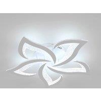 Pheashine Modern White Swallow Tail LED Ceiling Light, 6500K Cool White, 58cm