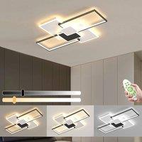Pheashine Black White LED Ceiling Light, 3000-6500K Dimmable for Living Room