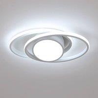 Pheashine Modern Double Round LED Ceiling Light 42W Warm White /39W Cool White