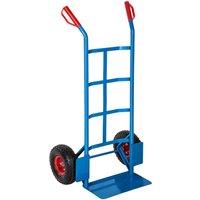 tectake Sack Barrow - heavy-duty, 200 kg load capacity, steel frame in Blue