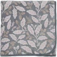 Helena Springfield 'Acorns' Fleece Throw in Charcoal | Size: 140 cm x 180 cm