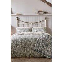 Helena Springfield 'Owls' Cotton Duvet Cover Set in Silver | Size: Double