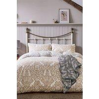 Helena Springfield 'Hares' Cotton Duver Cover Set in Cream | Size: Super King