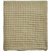 Abigail Ahern x Murmur 'Tess Waffle' Cotton Throw in Green | Size: 150 cm 200 cm