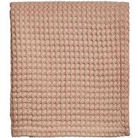Abigail Ahern x Murmur 'Tess Waffle' Cotton Throw in Pink | Size: 150 cm 200 cm