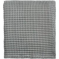 Abigail Ahern x Murmur 'Tess Waffle' Cotton Throw in Grey | Size: 150 cm 200 cm