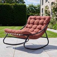 Artemis Home Solace Outdoor Rocking Chair in Terracotta