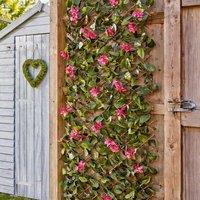 Marco Paul 1.8m Artificial Flower Wall Trellis - Bougainvillea