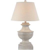 KDMD Montara Linen Shade Table Lamp - Modern & Classic Decor Accessory in Grey
