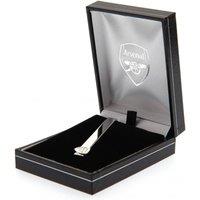 Arsenal FC Men's Silver Plated Tie Slide