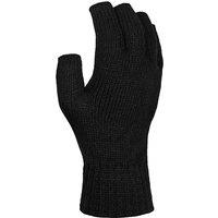 Beechfield Men's Plain Fingerless Gloves in Black | Size: S/M