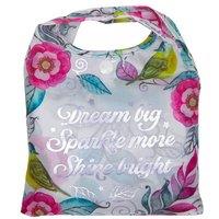 History & Heraldry Women's Personalised Shopper Bag - 80+ Titles - Dream Big More Shine Bright in White