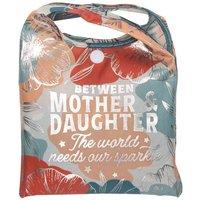 History & Heraldry Women's Personalised Sparkle Shopper Bag - Over 80 Names & Titles - Mother in Grey