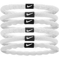 Nike Women's 2024 Flex Hair Ties (Pack of 6) in White