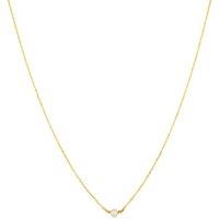 Gold Trip Women's Single Pearl Necklace in Gold