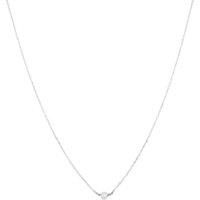 Gold Trip Women's Single Pearl Necklace in Silver