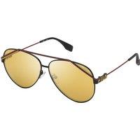 FILA Men's SFI018-61531G Aviator/Navigator Sunglasses in Black