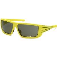 Plein Sport Men's SSP003-640YLW Square/Rectangle Sunglasses in Yellow
