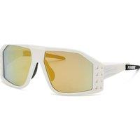 Plein Sport Men's SSP002-616VCG Square/Rectangle Sunglasses in White