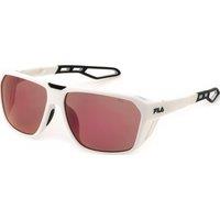 FILA Men's SFI722-635WWA Square/Rectangle Sunglasses in White