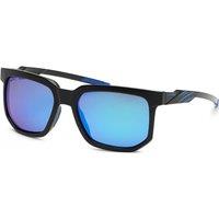 Plein Sport Men's SSP011-56Z42Z Square/Rectangle Sunglasses in Black