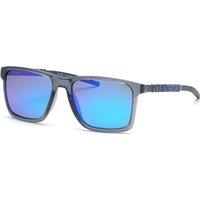 Plein Sport Men's SSP013-584ALP Square/Rectangle Sunglasses in Grey