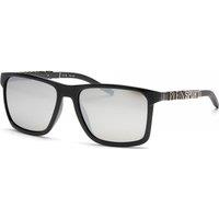 Plein Sport Men's SSP013-58Z42Z Square/Rectangle Sunglasses in Black