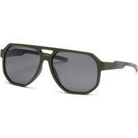 Plein Sport Men's SSP014-61J97P Square/Rectangle Sunglasses in Green